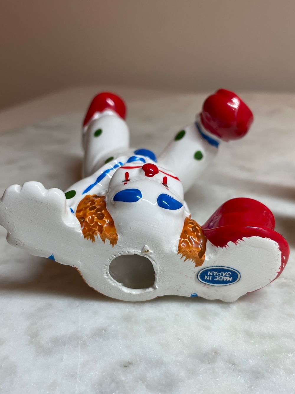 Vintage K-Mart Set of 3 Ceramic Clown Holiday Figurines - NIB - Picture 12 of 12